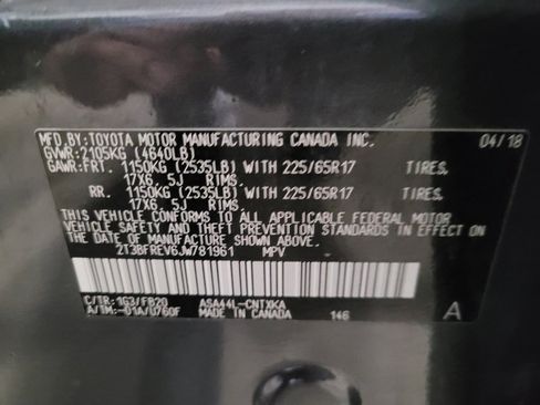 Used 2018 Toyota RAV4 LE w/ All Weather Liner Package AWD/4WD image 33