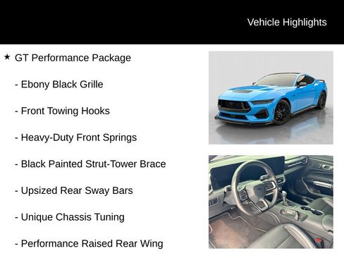 Used 2024 Ford Mustang GT Premium w/ GT Performance Package RWD image 21