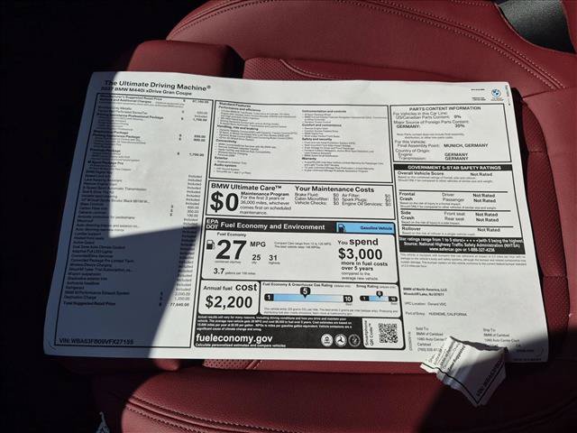 New 2027 BMW 440i xDrive w/ Premium Package AWD/4WD image 17