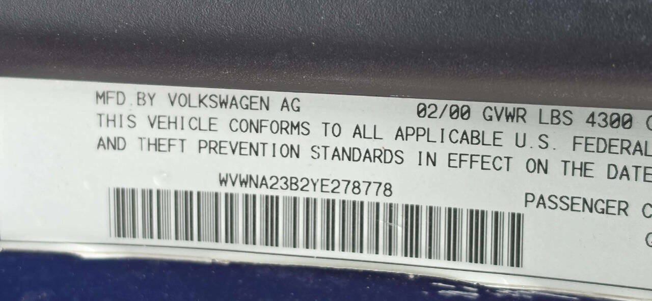 Used 2000 Volkswagen Passat GLS FWD image 13