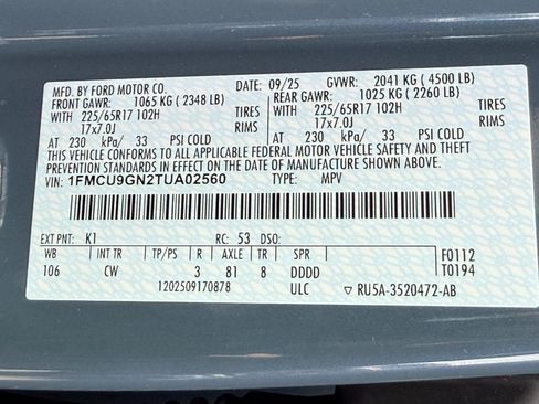 New 2026 Ford Escape Active w/ Cold Weather Package image 19