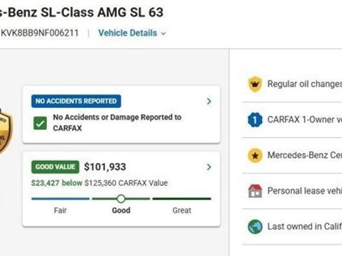 Certified 2022 Mercedes-Benz SL 63 AMG 4MATIC image 3