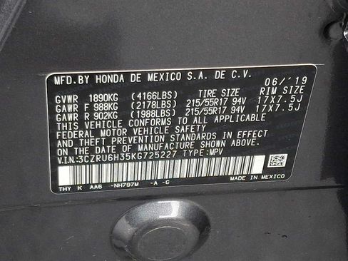 Certified 2019 Honda HR-V LX image 26