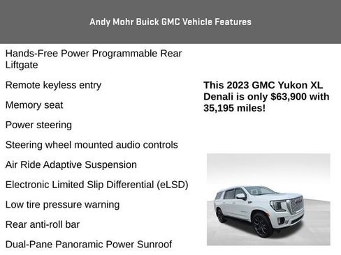 Used 2023 GMC Yukon XL Denali w/ Max Trailering Package image 20