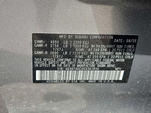 Used 2025 Subaru Outback Premium AWD/4WD image 23