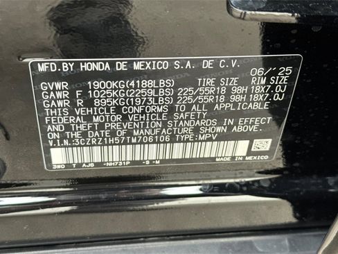 Certified 2026 Honda HR-V Sport image 35