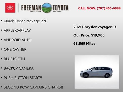 Used 2021 Chrysler Voyager LX FWD image 5