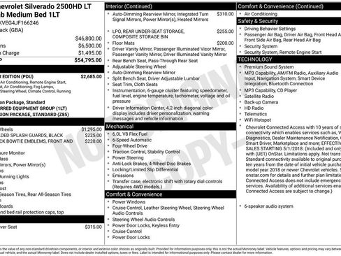 Used 2018 Chevrolet Silverado 2500 LT w/ All Star Edition AWD/4WD image 39