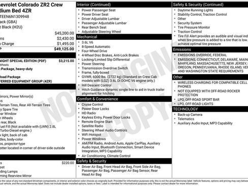 Used 2022 Chevrolet Colorado ZR2 w/ ZR2 Midnight Special Edition image 41