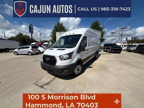 Used 2022 Ford Transit 350 148 High Roof Extended DRW RWD image 2