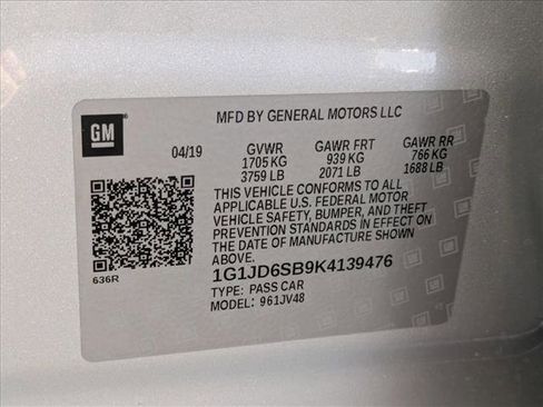 Used 2019 Chevrolet Sonic LT image 24