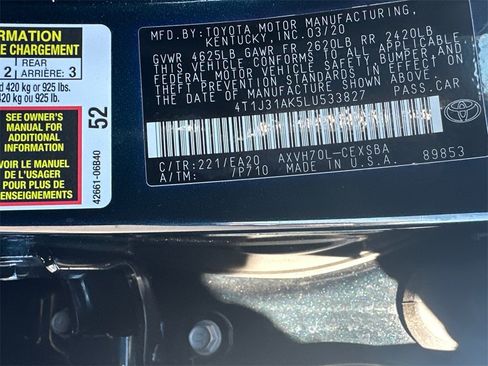 Used 2020 Toyota Camry SE image 32