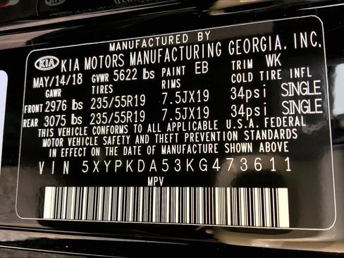 Used 2019 Kia Sorento SX image 34