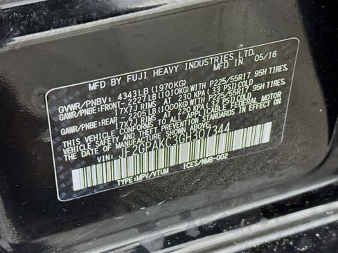 Used 2016 Subaru Crosstrek 2.0i Limited image 24