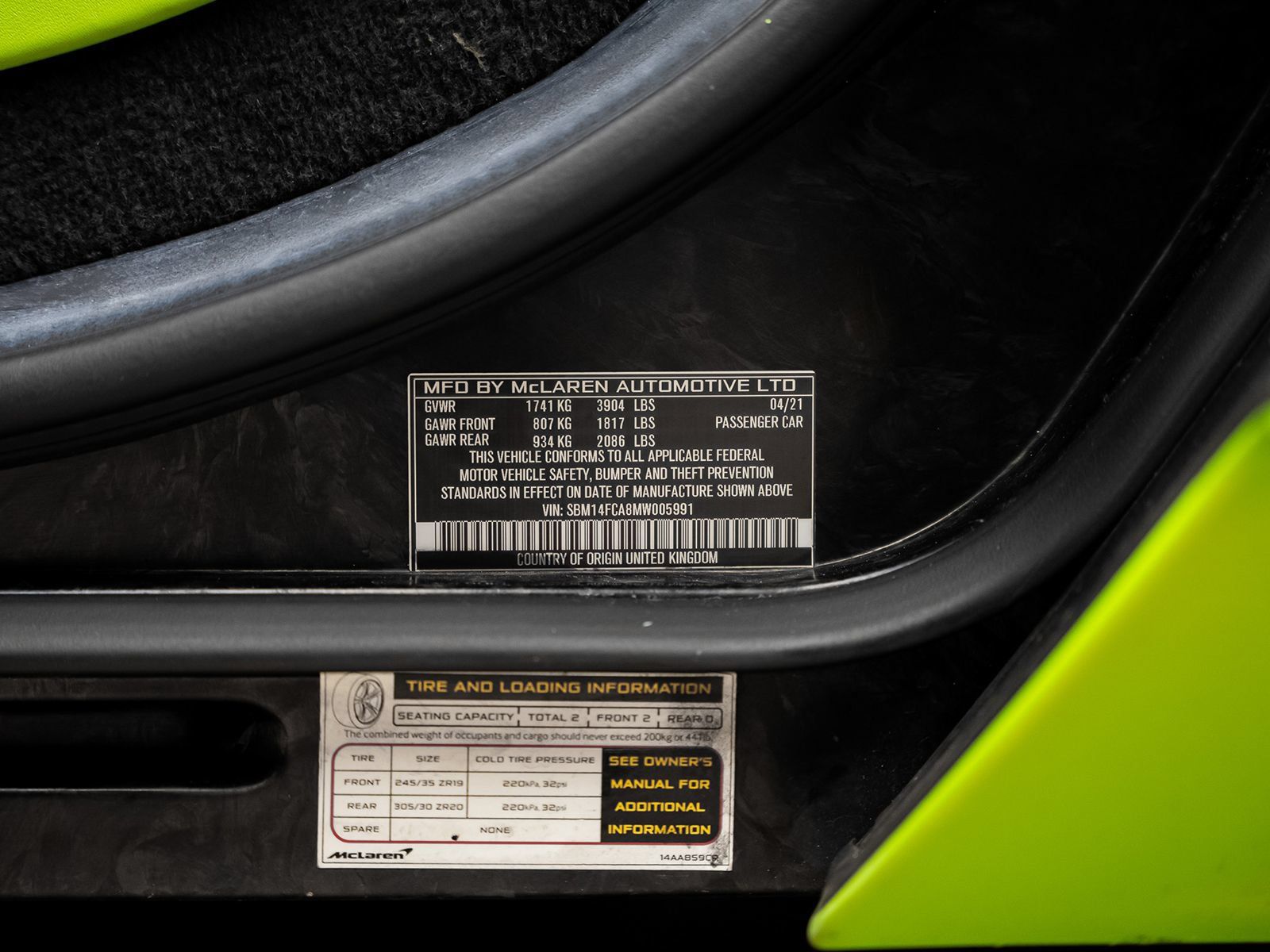 Used 2021 McLaren 720S Performance RWD image 60