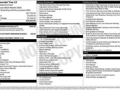 New 2026 Chevrolet Trax LS w/ LS Convenience Package