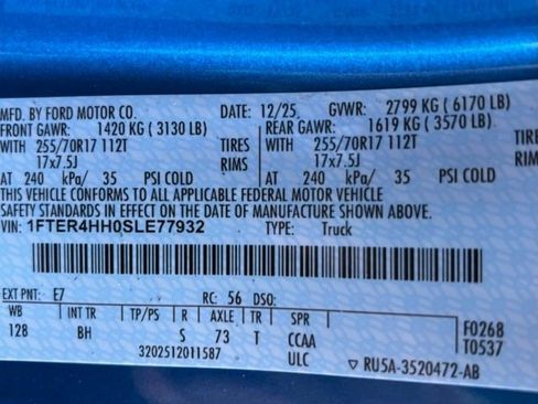 New 2025 Ford Ranger XLT w/ FX4 Off-Road Package image 27