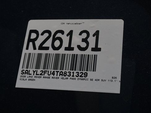 New 2026 Land Rover Range Rover Velar Dynamic SE image 32