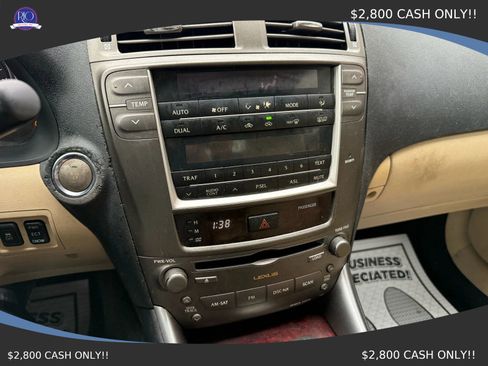 Used 2008 Lexus IS 250 AWD w/ Premium Pkg image 12
