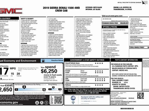 Certified 2019 GMC Sierra 1500 Denali w/ Denali Ultimate Package image 4