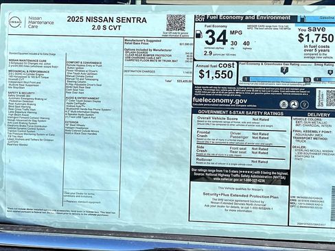 Certified 2025 Nissan Sentra S image 22