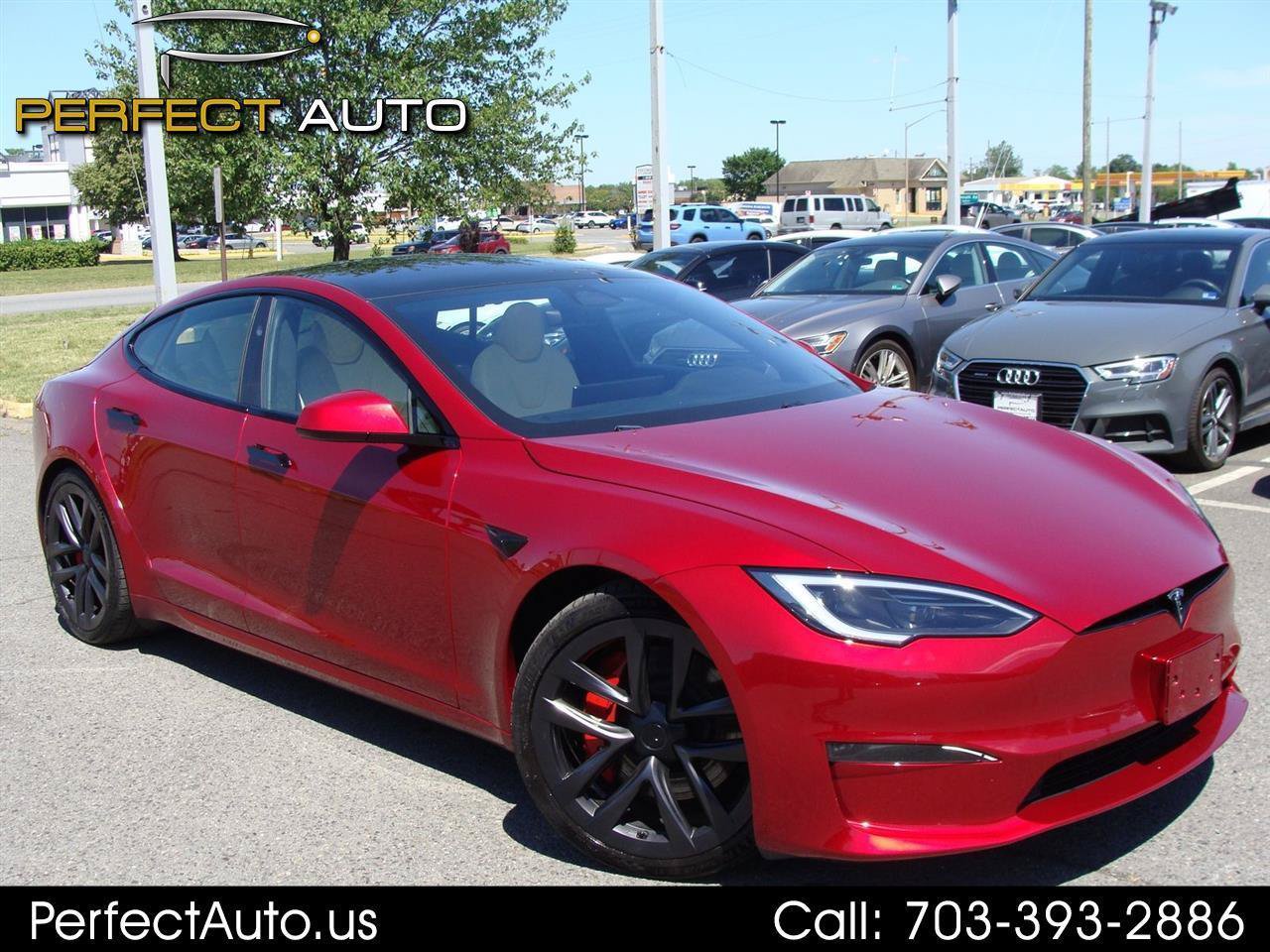 Used 2023 Tesla Model S Plaid AWD/4WD image 1