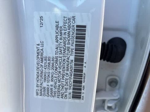 Certified 2025 Honda Accord SE image 22