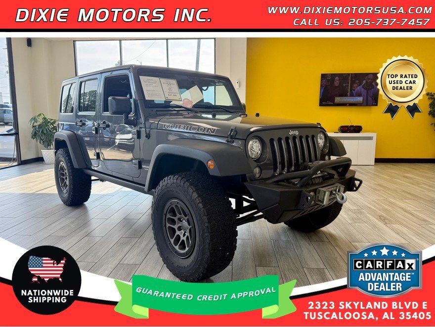 Used 2017 Jeep Wrangler Unlimited Rubicon w/ Connectivity Group AWD/4WD image 1