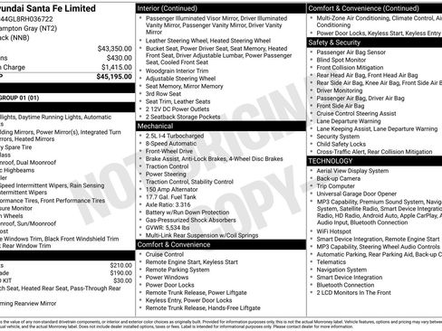 Used 2024 Hyundai Santa Fe Limited FWD image 43