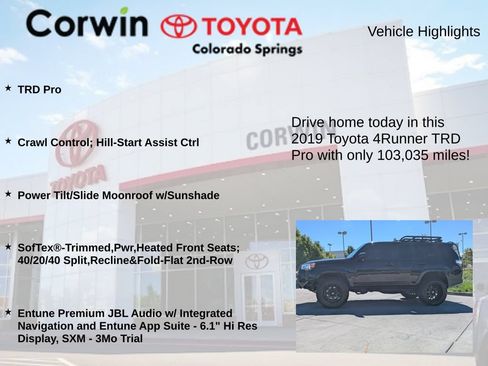 Used 2019 Toyota 4Runner TRD Pro AWD/4WD image 7