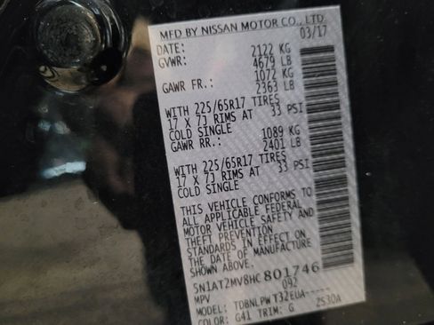 Used 2017 Nissan Rogue S image 33