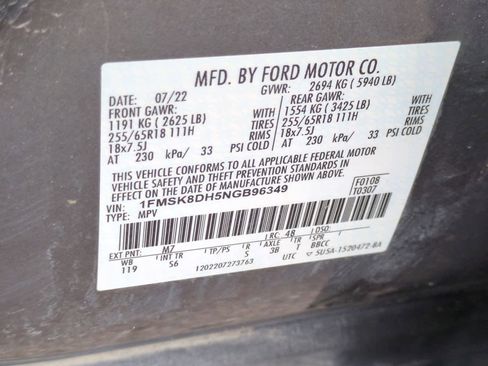 Used 2022 Ford Explorer XLT w/ Equipment Group 202A image 35