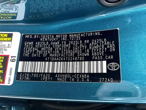 New 2026 Toyota Camry LE image 18