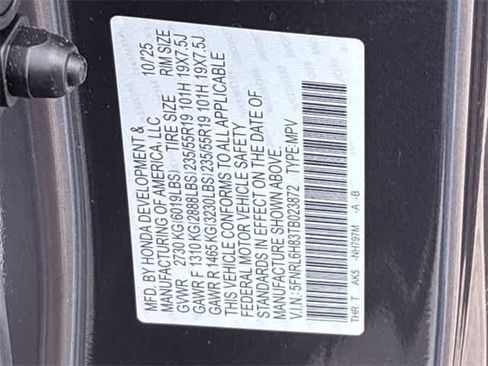 Certified 2026 Honda Odyssey Touring image 46