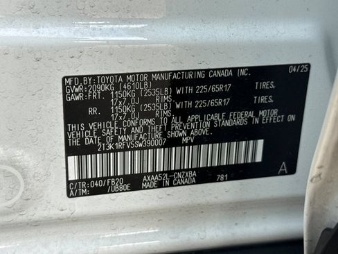 Certified 2025 Toyota RAV4 LE FWD image 55