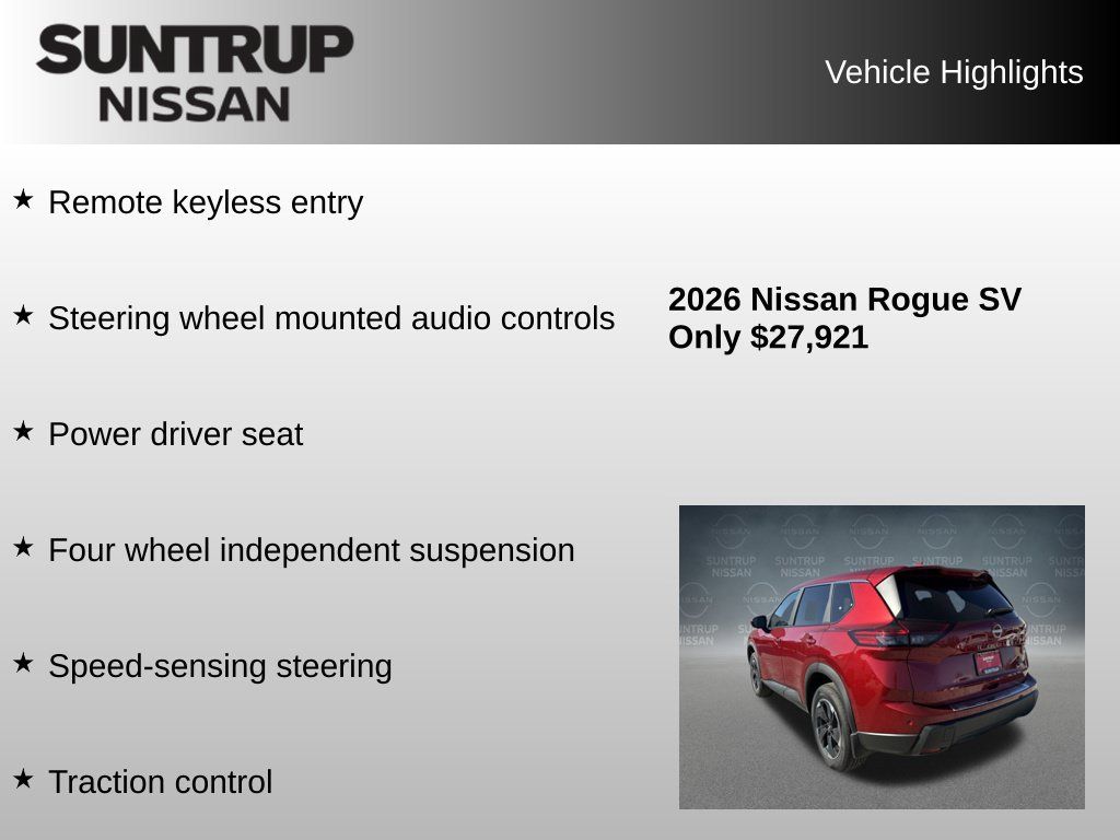 Certified 2026 Nissan Rogue SV AWD/4WD image 16
