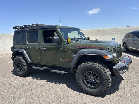 Used 2021 Jeep Wrangler Unlimited Rubicon w/ Xtreme Recon 35" Tire Package AWD/4WD image 7