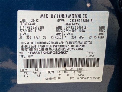 Used 2023 Ford Explorer ST-Line w/ Class IV Trailer Tow Package image 26