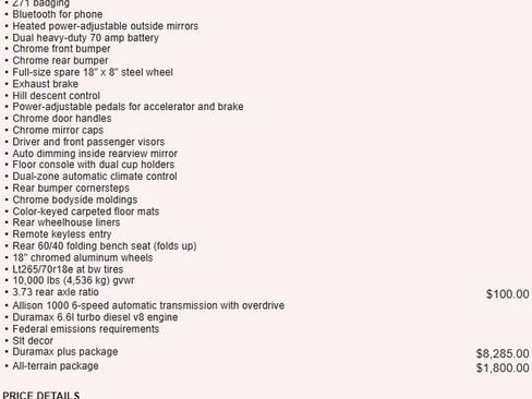 Used 2015 GMC Sierra 2500 SLT w/ Duramax Plus Package image 8