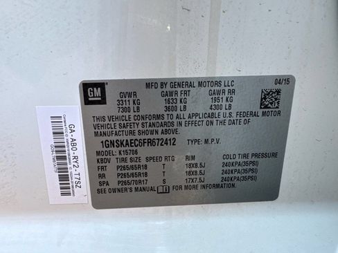 Used 2015 Chevrolet Tahoe LS w/ Max Trailering Package AWD/4WD image 34
