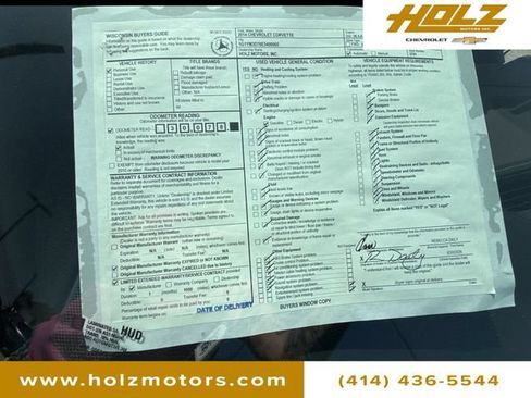 Certified 2014 Chevrolet Corvette Stingray Convertible w/ 3LT Preferred Equipment Group RWD image 31