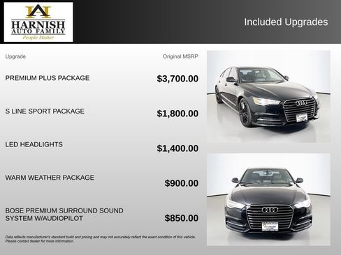 Used 2016 Audi A6 2.0T Premium Plus w/ Premium Plus Package AWD/4WD image 4
