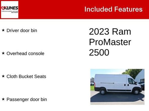 Used 2023 RAM ProMaster 2500 FWD image 4