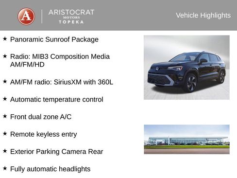 Certified 2025 Volkswagen Taos SE AWD/4WD image 4