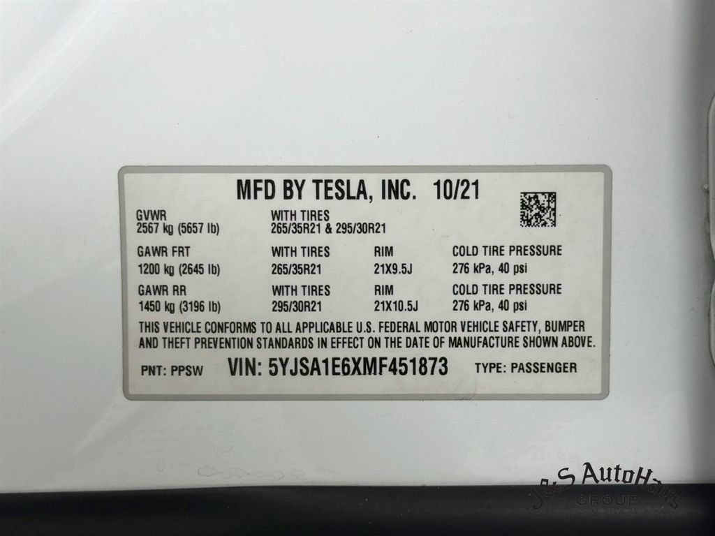 Used 2021 Tesla Model S Plaid AWD/4WD image 41