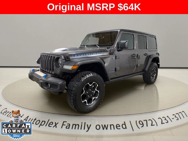 Used 2023 Jeep Wrangler Unlimited Rubicon 4xe AWD/4WD image 1