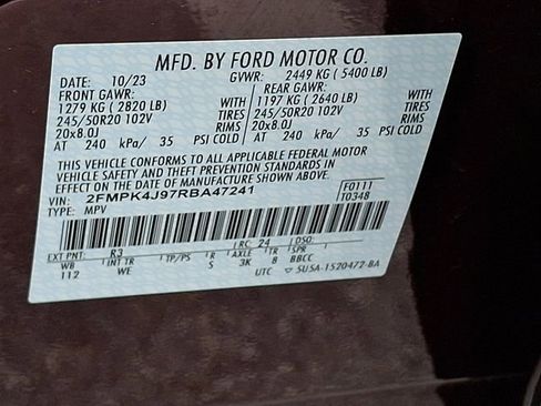 Certified 2024 Ford Edge ST-Line AWD/4WD image 35