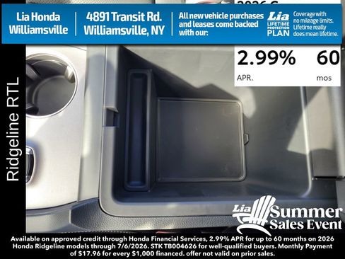 New 2026 Honda Ridgeline RTL image 27