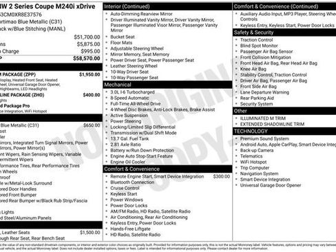 Used 2024 BMW M240i xDrive Coupe w/ Premium Package image 7