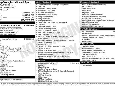 Used 2014 Jeep Wrangler Unlimited Sport w/ Power Convenience Group AWD/4WD image 18
